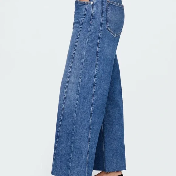 Gap High Rise Stride Wide-Leg Ankle Jeans Size 26/2R - Picture 10 of 10